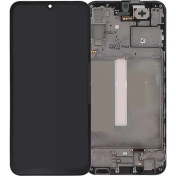LCD display + dotyková deska + přední kryt pro Samsung Galaxy A25 A256, black