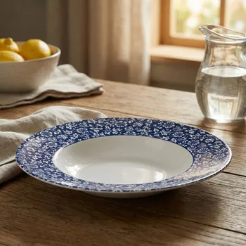 Talíř Porcelánový hluboký obědový talíř LAURA ASHLEY SWEET ALYSUM 27,5 cm