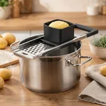 TESCOMA Grand Chef grafitové – ruční, nerezové, kuchyňské struhadlo na gnocchi