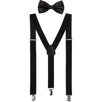 Funny Fashion Šle a motýlek černý