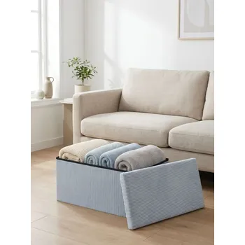 Taburet Sinsay - Taburet s úložným prostorem - modrá - 329JM-55X - 329JM-55X-ONE