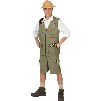 Karnevalový kostým Pánský kostým Cestovatel Safari 52-54 L