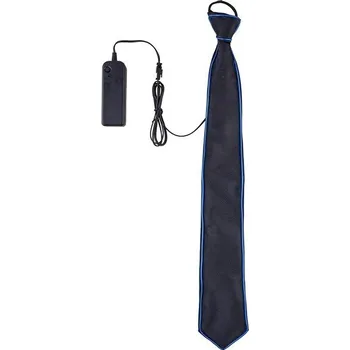 Funny Fashion Kravata LED svítící modrá
