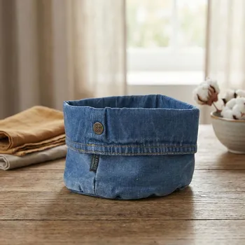 chlebník Bavlněný košík na pečivo a chleba LAURA ASHLEY SWEET NIEBIESKI 17 cm