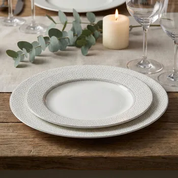 Talíř Porcelánové dezertní talíře LAURA ASHLEY WILD CLEMATIS 20 cm 2 ks.