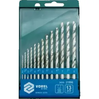 Vrták YATO Vorel - Sada vrtáků na kov 13ks HSS 135°