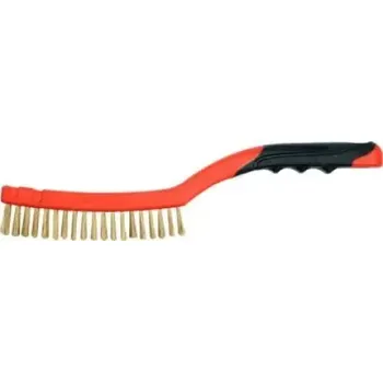 Drátěný kartáč Yato - Drátěný kartáč ruční mosaz-3 řady 340mm