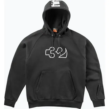 Pánská mikina Pánská mikina ThirtyTwo Team Tech Hoodie black