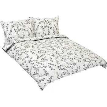 Povlečení BELLATEX Povlečení bavlna F 90/813 imprese béžová 1 ks 240 × 220, 2 ks 70 × 90