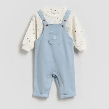 Chlapecká mikina Reserved - Bavlněná sada - světle modrá - 370HV-50X - 370HV-50X-80