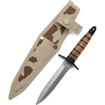 Bojový nůž Dýka s koženou rukojetí a pouzdrem vz.95 DESERT (Dýka s koženou rukojetí a pouzdrem vz.95 DESERT)