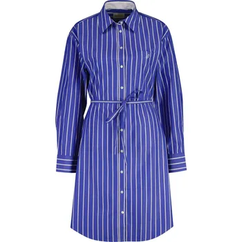 Dámské šaty ŠATY GANT CLASSIC POPLIN STRIPE DRESS ROYAL BLUE