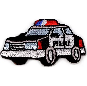 Nažehlovačka dopravní prostředky, barva 8 černá policie