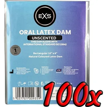 Kondom EXS Oral Dam Natural 100 pack