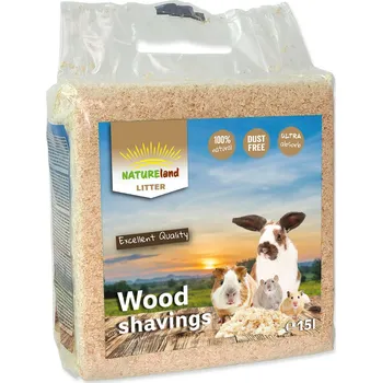 Podestýlka pro hlodavce Podestýlka Hobliny Nature Land Litter 15L-KARTON