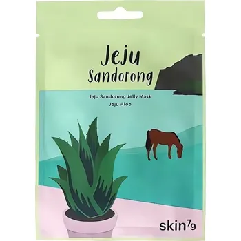 Pleťová maska Zklidňující látková maska s aloe vera Jeju Sandorong (Jelly Mask)  skin79 - 33 ml