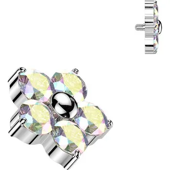 Piercing Šperky4U Náhradní ozdoba k dermálu / labretě TITAN - TIT1647-AB