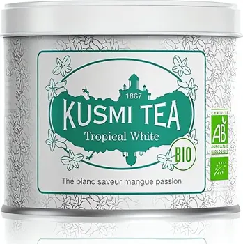 Čaj Tropical White plechová dóza Kusmi Tea - 90 g
