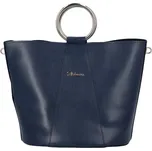 Nadčasová dámská kabelka s organizérem tmavě modrá - Delami
