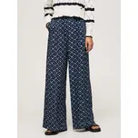 Tmavě modré dámské vzorované culottes kalhoty Pepe Jeans -