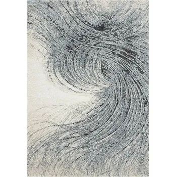 Koberec Breno Kusový koberec BOLOGNA 461 blue modro–šedý, 80x150 cm, Šedá/Modrá