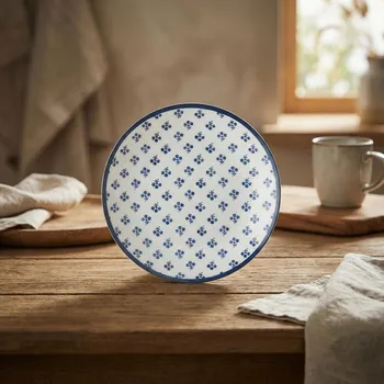 Talíř Porcelánový talíř / podšálek LAURA ASHLEY PETIT FLEUR bílý 12 cm