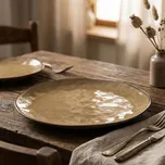 TESCOMA Living 26 cm hnědý - porcelánový mělký obědový talíř