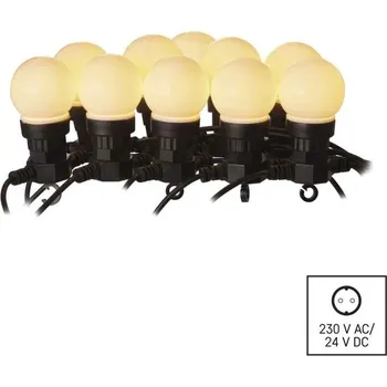 Vánoční světelný řetěz EMOS DCPW01 světelný řetěz 5 m teplá bílá