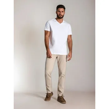 Pánské tričko Sinsay - Tričko s krátkým rukávem - bílá - 533EY-00X - 533EY-00X-2XL