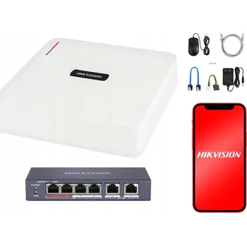 IP kamera IP Záznamník HIKVISION 4-KANÁLOVÝ NVR pro MONITORING