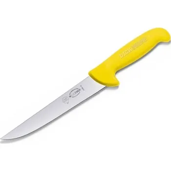 Kuchyňský nůž F. Dick ErgoGrip vykrvovací nůž 21 cm - rovný, žlutý
