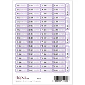 samolepka Fleppi Samolepky Výzva - nekouřím