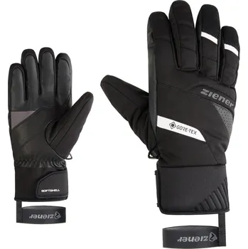 Rukavice ZIENER Lyžařské rukavice značky ZIENER - GOKONI-Z GTX-rukavice 9 BÍLÁ|ČERNÁ
