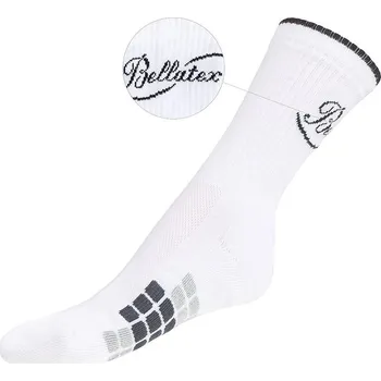 Pánské ponožky Ponožky Raptor vysoké - logo Bellatex Bílá,Černá - 43-46 BX1001455