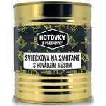 Hotovky z plechovky Svíčková na smetaně…