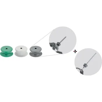 okap Ochranná krytka pro objímky bez hrotu - Bílá+šedo-bílá B+ŠB