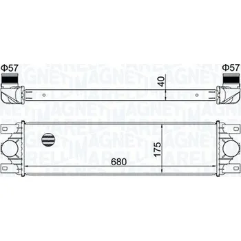 Motor automobilu Chladič turba MAGNETI MARELLI 351319204780