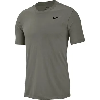 Pánské tričko Pánské funkční tričko s krátkým rukávem Nike DRI-FIT zelené AR6029-320 - S-T | UK 5,5 | US 6Y