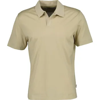 Pánská košile POLOKOŠILE GANT PIMA SS POLO OAT BEIGE