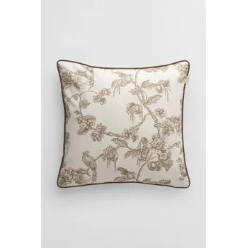 Polštář DEKORAČNÍ POVLAK NA POLŠTÁŘ GANT SATEEN TREE PRINT CUSHION 50x50 TAUPE BEIGE