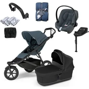 Kočárek Thule Urban Glide 3 Kompletní kočárek + Autosedačka a příslušenství - Dark Slate/Black