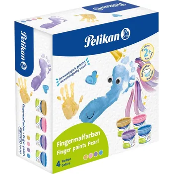 Výtvárné potřeby Herlitz Barvy prstové perlové barvy
