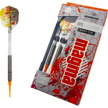 Set šipek Windson MAGMA 16 G UNI Černá, Oranžová, Transparentní