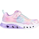 Dětská volnočasová obuv Skechers FLUTTER HEART LIGHTS - SIMPLY LOVE 31 Růžová, Fialová, Bílá