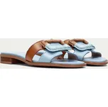 Pantofle s ručně tvořeným zdobením Hispanitas HV253881 modrá