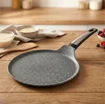 TESCOMA i-Premium Stone 26 cm šedá - nepřilnavá hliníková palačinková pánev