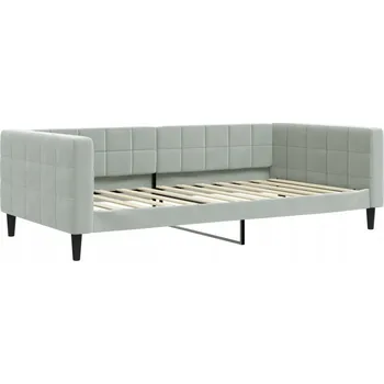 Pohovka Rozkládací pohovka, světle šedá, 223 x 110 x 68 cm