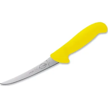 Kuchyňský nůž F. Dick ErgoGrip poloohebný vykosťovací nůž 15 cm se zahnutou čepelí - žlutý