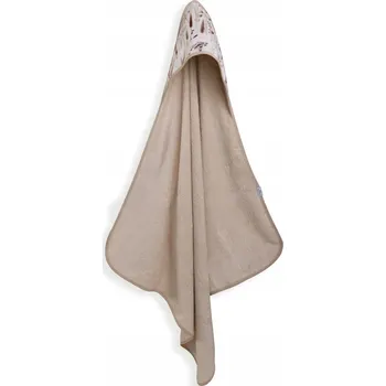 Bambusové osuška/pončo s kapucí 100x100 cm - Vzor Kočičky