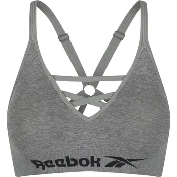 Kalhotky Reebok Womens Seamless Bra Maryna Grey Marl 10 (S)